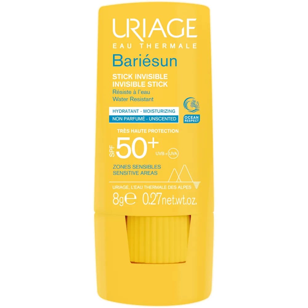 Uriage Bariesun - Stick Solare Invisibile con Protezione Molto Alta SPF 50+